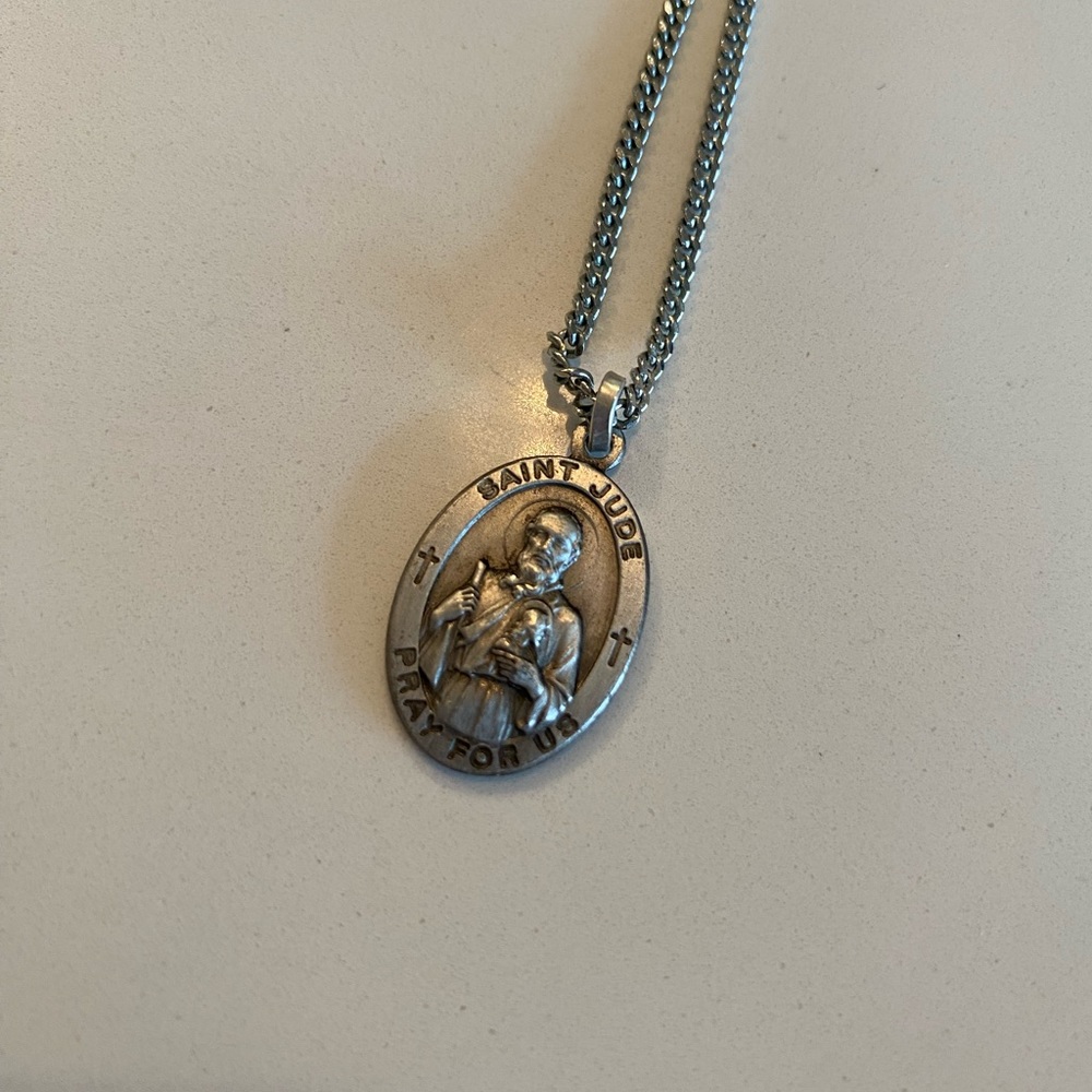 Vintage Saint Jude pendant